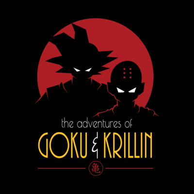 Adventures Of Goku And Krillin Tapestry Official Dragon Ball Z Merch